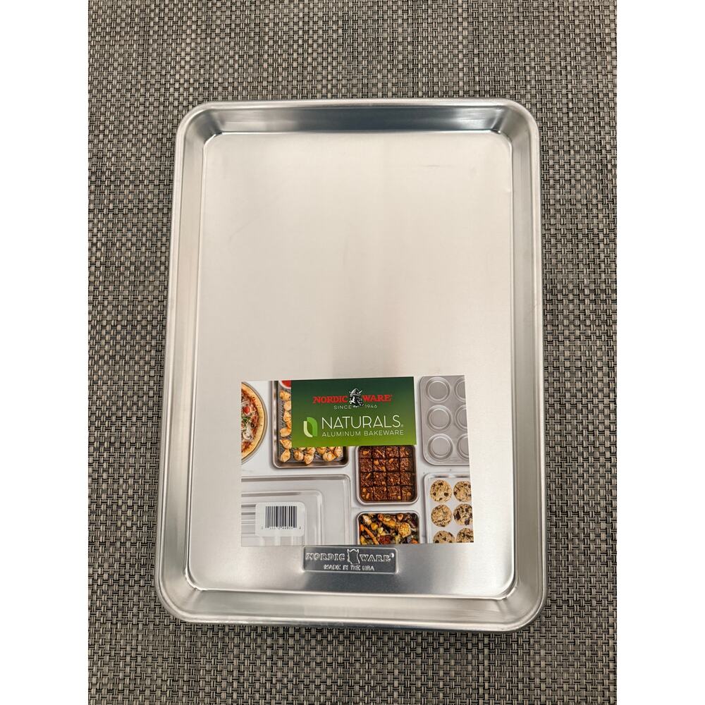 Nordic Ware Naturals® NWT 10.5 x 15 x 1  Aluminum Jelly Roll Pan Oven Safe 500°